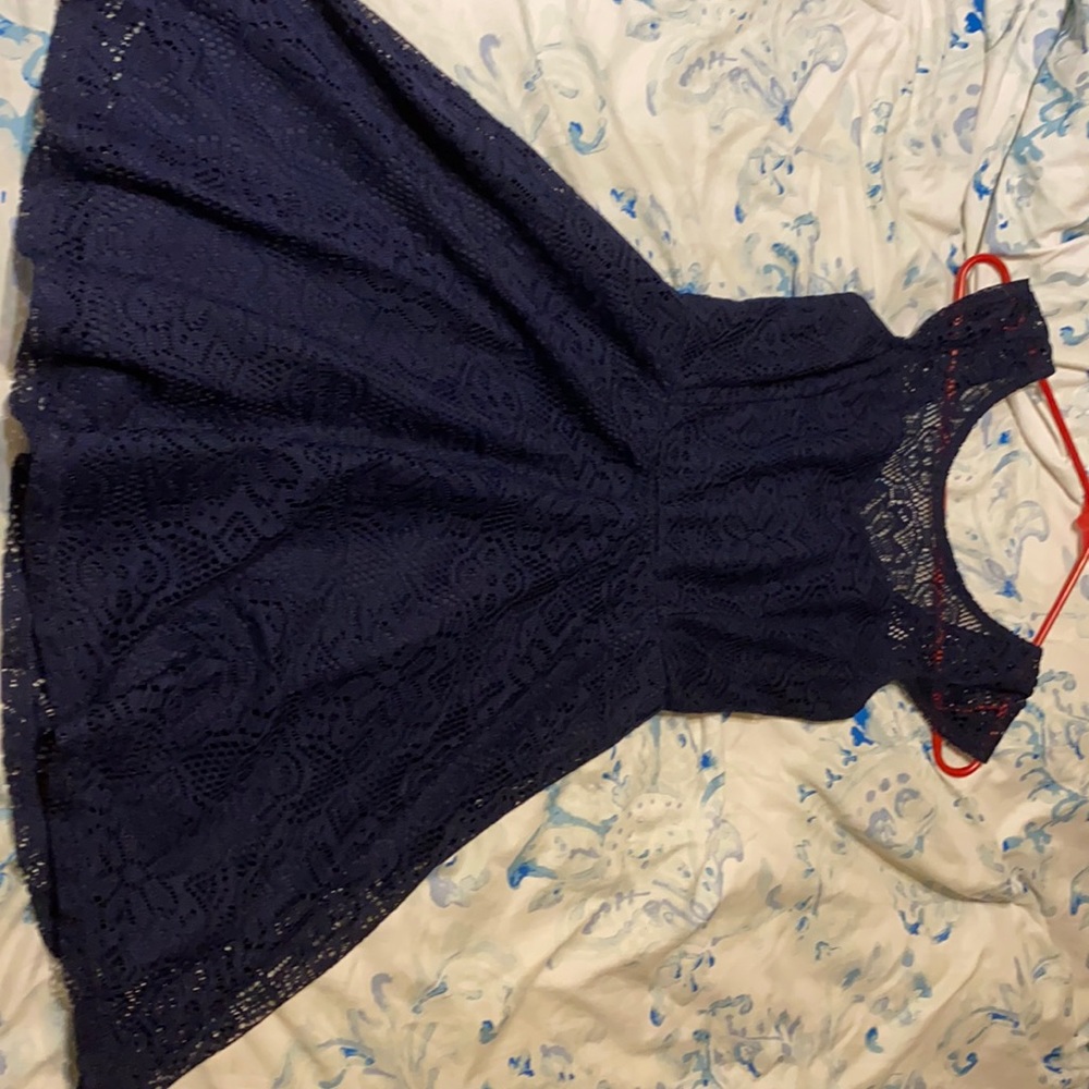 Flowy Navy Blue Dress💙